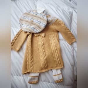 Baby Yellow Dress Size 6 Months Brand New With Tags